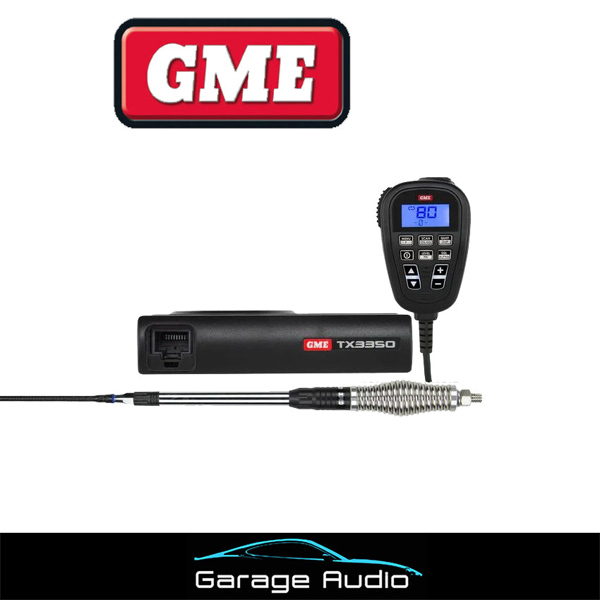 GME TX3350UVP 5 Watt Super Compact UHF CB Radio - Value Pack