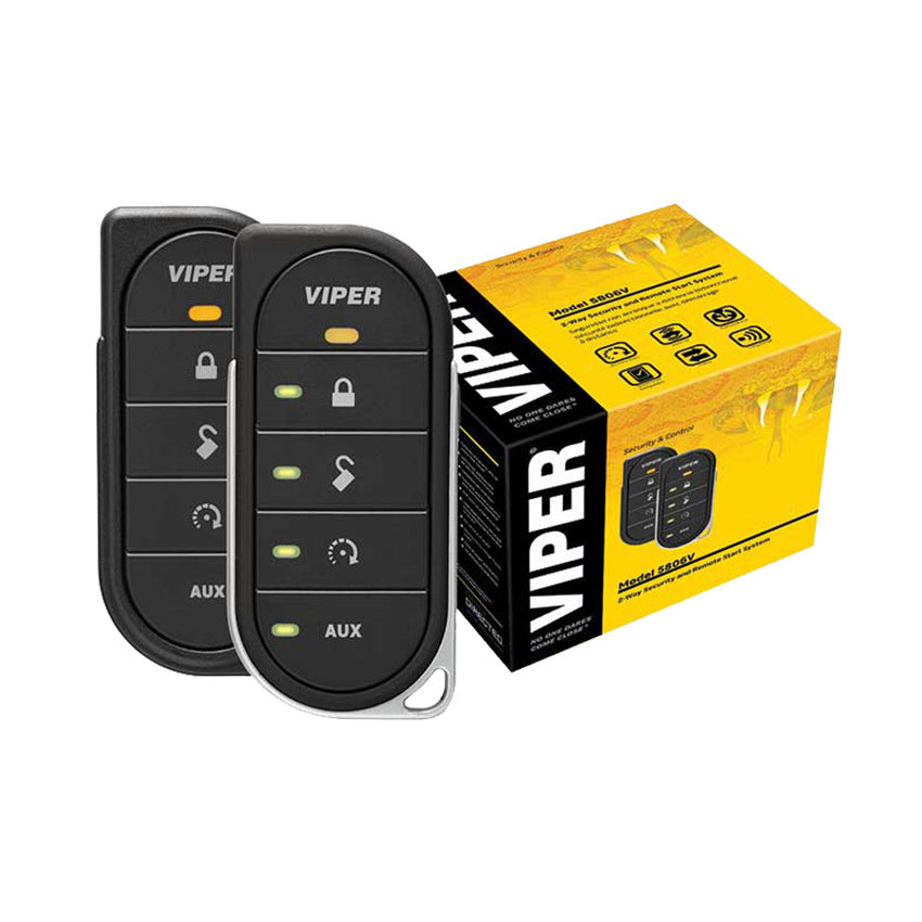 Viper 5806VR 2-Way LED security with remote start car alarm