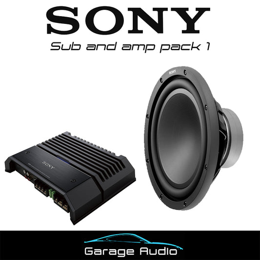 Sony Sub and Amp Pack 1

Contains:

Sony 12" Subwoofer

Sony Mono Amplifier