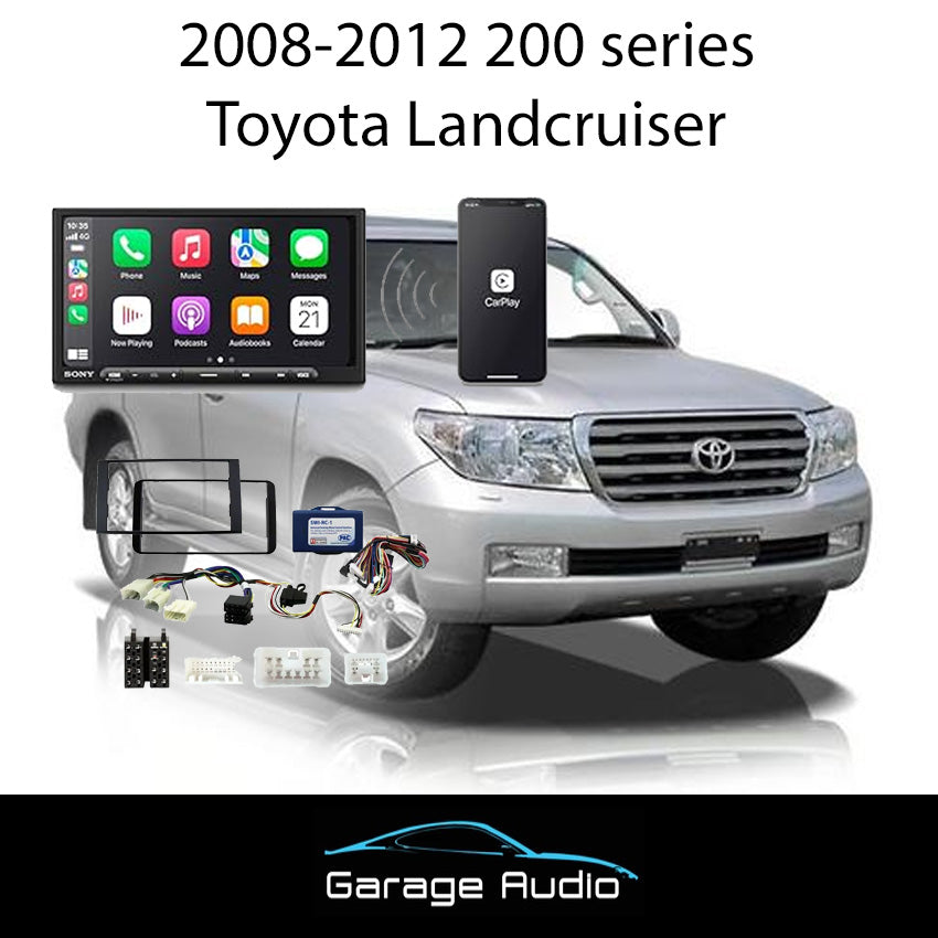 2008-2012 200 series Toyota Landcruiser car stereo apple carplay upgrade