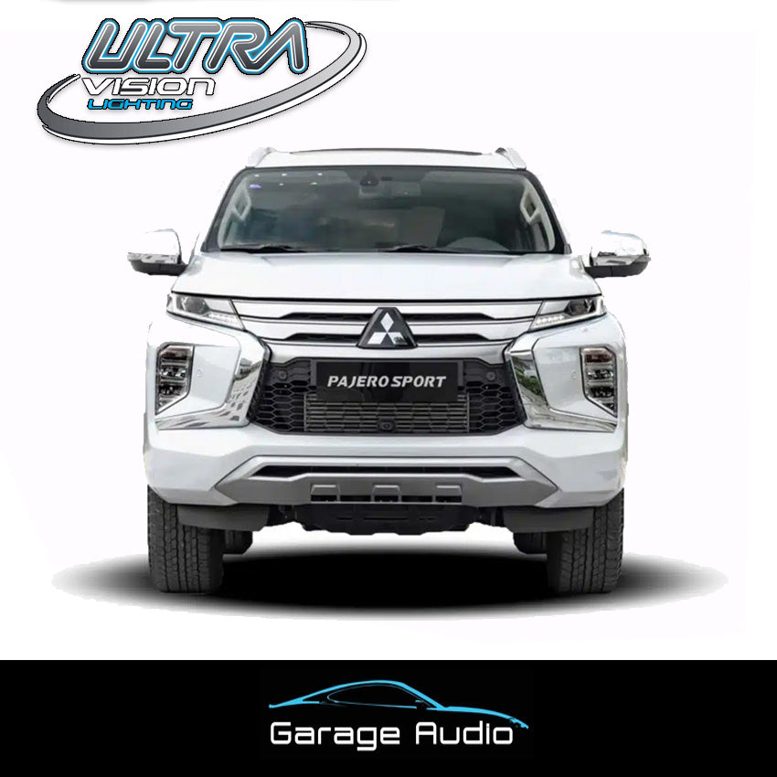 Mitsubishi Pajero Sport QF & QG Nov 2019-on Behind Grille Light Bar Kit