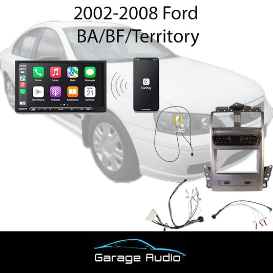 2002-2008 Ford BA/BF/Territory Apple carplay stereo