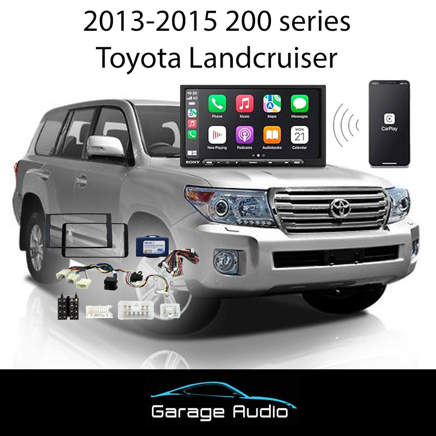 2013-2015 200 series Toyota Landcruiser car stereo apple carplay upgrade