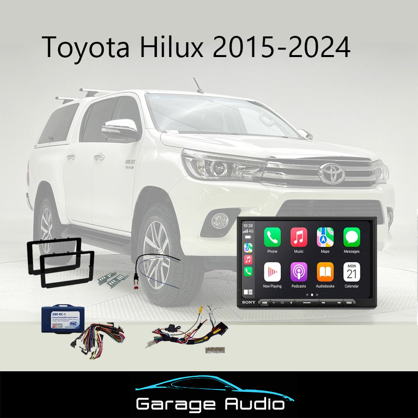 Toyota Hilux 2015-2024 car stereo with apple carplay kit