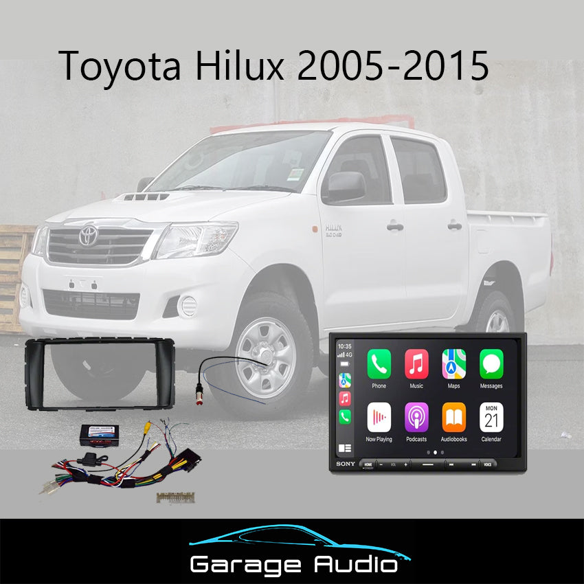 Toyota Hilux 2005-2014 car stereo with apple carplay kit