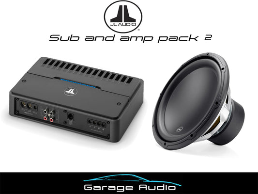 JL Audio Sub and Amp pack 2