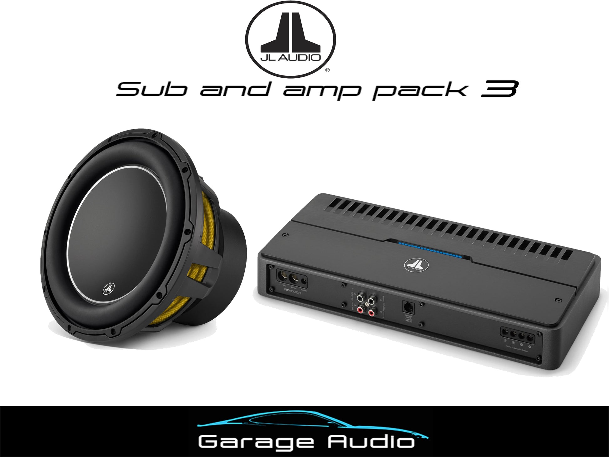 sub and amp pack jl audio