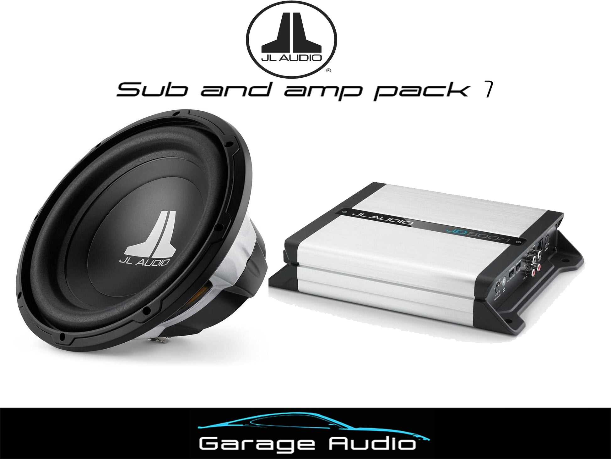 jl audio sub and amp pack