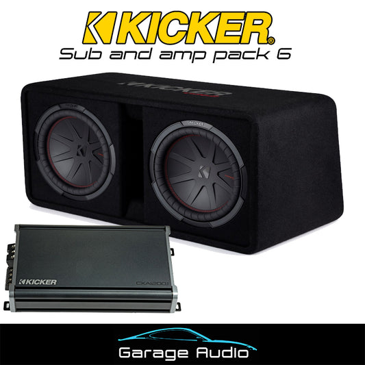 Kicker Bass Junkie Pack 2

Contains

Dual 12″ Ported Enclosure 1000 Watts RMS 2 Ohm +1200 Watts RMS Monoblock Subwoofer Amplifier