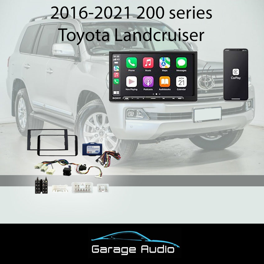 2016-2021 200 series Toyota Landcruiser car stereo apple Carplay upgrade