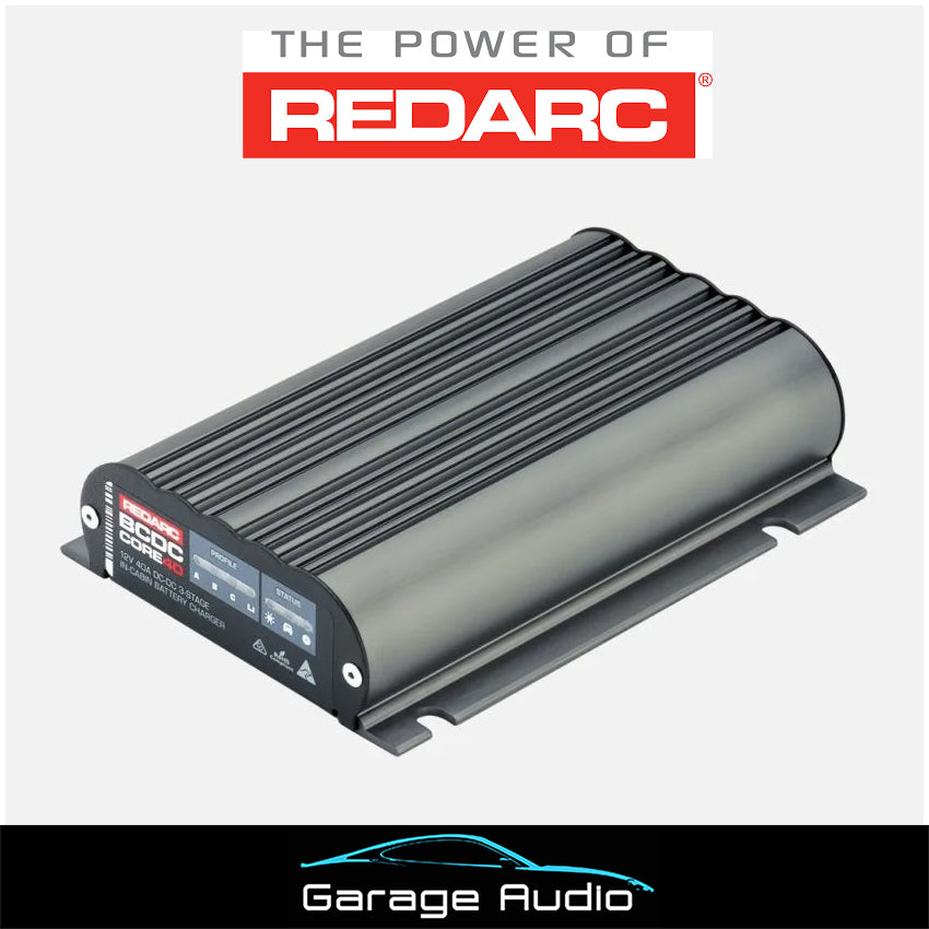 Redarc BCDC Core40 In-Cabin 12V 40A DC Battery Charger