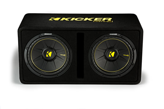 Kicker 44DCWC122 – Dual 12″ Ported Enclosure 600 Watts RMS 2 Ohm